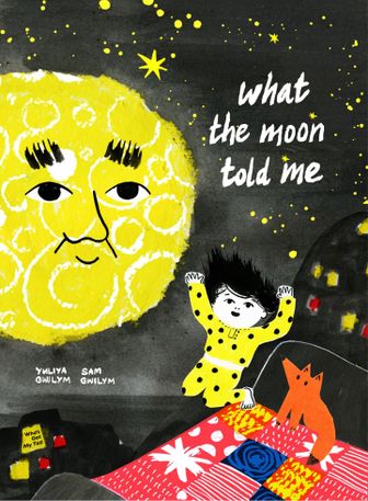 The book-cover of "What the moon told me"
